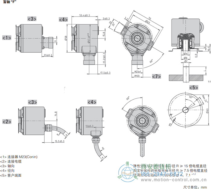 AC58-SSI-P光電絕對值通用編碼器(盲軸F) - 西安德伍拓自動化傳動系統有限公司